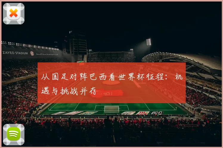 从国足对阵巴西看世界杯征程：机遇与挑战并存