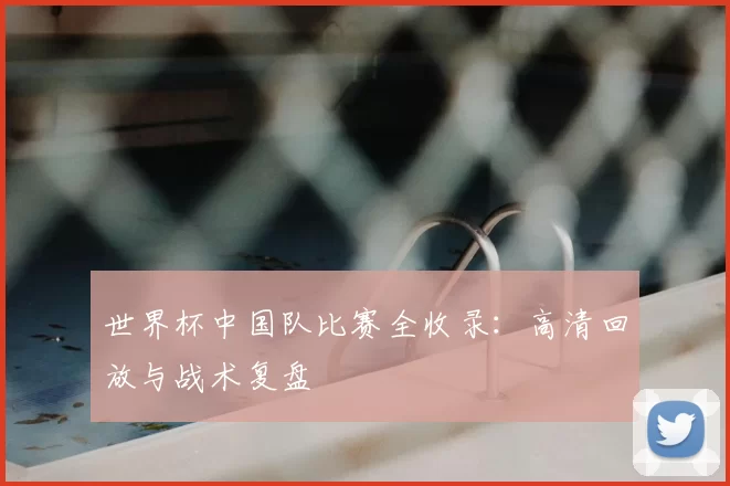 世界杯中国队比赛全收录:高清回放与战术复盘